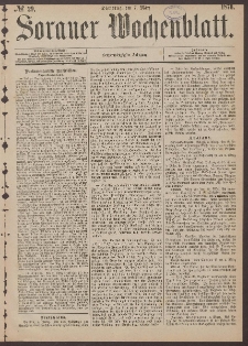 Sorauer Wochenblatt, No. 29. (7. März 1876)