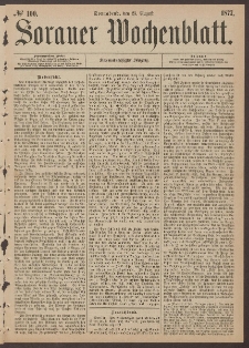 Sorauer Wochenblatt, No. 101. (28. August 1877)