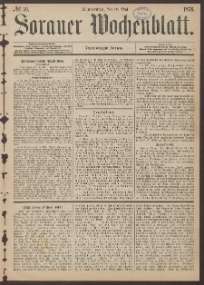 Sorauer Wochenblatt, No. 59. (18. Mai 1876)
