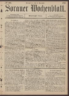 Sorauer Wochenblatt, No. 109. (15. September 1877)