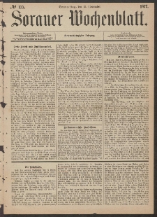 Sorauer Wochenblatt, No. 135. (15. November 1877)