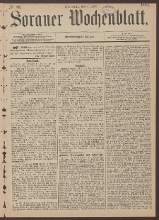 Sorauer Wochenblatt, No. 80. (8. Juli 1884)