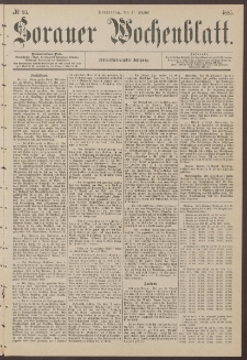 Sorauer Wochenblatt, No. 95. (13. August 1885)