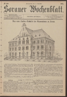 Sorauer Wochenblatt, No. 108. (12. September 1885)