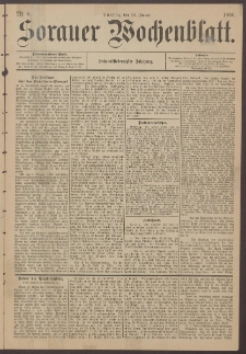 Sorauer Wochenblatt, Nr. 4. (12. Januar 1886)