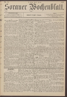 Sorauer Wochenblatt, Nr. 10. (26. Januar 1886)