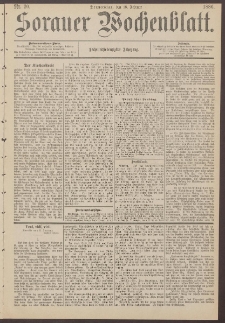 Sorauer Wochenblatt, Nr. 20. (18. Februar 1886)