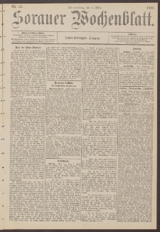 Sorauer Wochenblatt, Nr. 26. (4. M&auml;rz 1886)