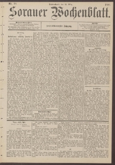 Sorauer Wochenblatt, Nr. 30. (13. M&auml;rz 1886)