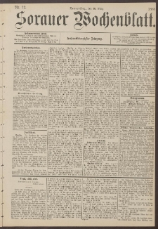 Sorauer Wochenblatt, Nr. 32. (18. M&auml;rz 1886)