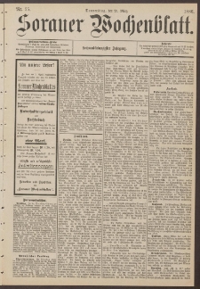 Sorauer Wochenblatt, Nr. 35. (25. M&auml;rz 1886)