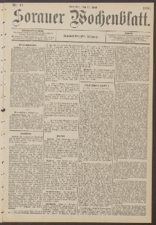 Sorauer Wochenblatt, Nr. 43. (13. April 1886)