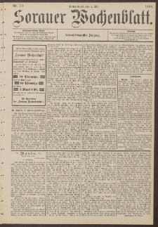 Sorauer Wochenblatt, Nr. 50. (1. Mai 1886)