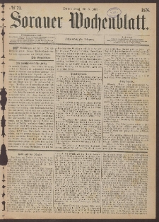 Sorauer Wochenblatt, No. 79. (6. Juli 1876)