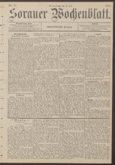 Sorauer Wochenblatt, Nr. 55. (13. Mai 1886)