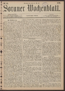 Sorauer Wochenblatt, No. 95. (12. August 1876)