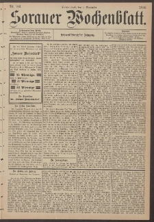 Sorauer Wochenblatt, Nr. 103. (4. September 1886)