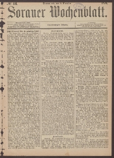 Sorauer Wochenblatt, No. 146. (9. December 1876)