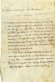 [List M[arcina] Plucińskiego do Józefa Mielżyńskiego]