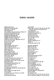 Wsp&oacute;łczesne konflikty zbrojne - Indeks nazwisk