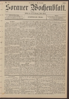 Sorauer Wochenblatt, Nr. 134. (16. November 1886)