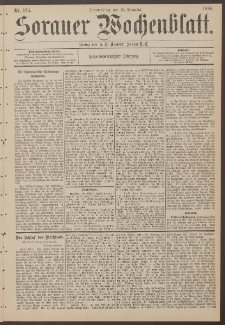 Sorauer Wochenblatt, Nr. 135. (18. November 1886)