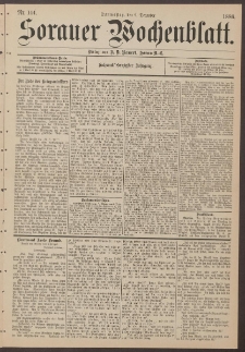 Sorauer Wochenblatt, Nr. 144. (9. December 1886)
