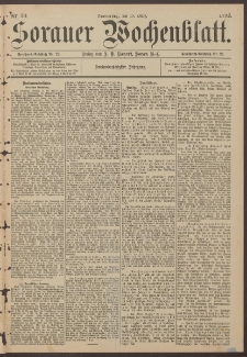 Sorauer Wochenblatt, Nr. 30. (10. M&auml;rz 1892)