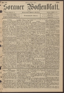Sorauer Wochenblatt, Nr. 160. (13. Juli 1894)
