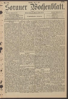 Sorauer Wochenblatt, Nr. 162. (15. Juli 1894)