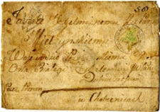 [Koperta adresowana do Mielżyńskiego - wojewody poznańskiego]