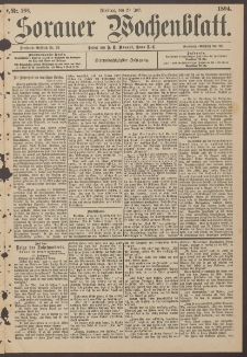 Sorauer Wochenblatt, Nr. 166. (20. Juli 1894)