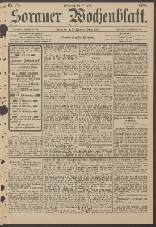 Sorauer Wochenblatt, Nr. 170. (25. Juli 1894)