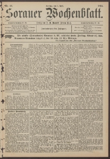 Sorauer Wochenblatt, Nr. 46. (8. April 1892)