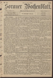 Sorauer Wochenblatt, Nr. 184. (10. August 1894)