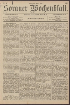 Sorauer Wochenblatt, Nr. 66. (5. Mai 1892)