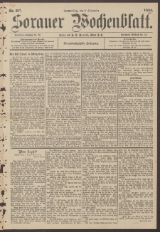 Sorauer Wochenblatt, Nr. 207. (6. September 1894)