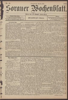 Sorauer Wochenblatt, Nr. 60. (21. Mai 1887)
