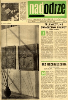 Nadodrze: dwutygodnik społeczno-kulturalny, 15-31 marca 1966