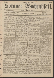 Sorauer Wochenblatt, Nr. 231. (4. Oktober 1894)
