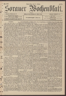 Sorauer Wochenblatt, Nr. 237. (11. Oktober 1894)