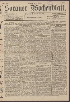Sorauer Wochenblatt, Nr. 240. (14. Oktober 1894)