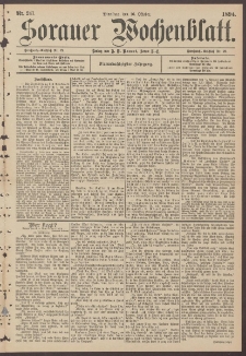 Sorauer Wochenblatt, Nr. 241. (16. Oktober 1894)