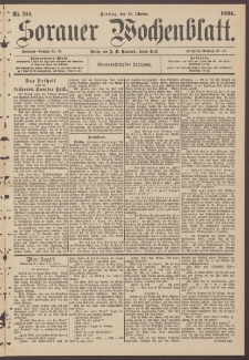 Sorauer Wochenblatt, Nr. 244. (19. Oktober 1894)