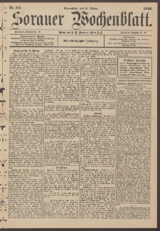 Sorauer Wochenblatt, Nr. 245. (20. Oktober 1894)