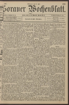 Sorauer Wochenblatt, Nr. 127. (20. Juli 1892)