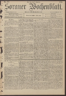 Sorauer Wochenblatt, Nr. 287. (9. Dezember 1894)