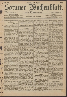 Sorauer Wochenblatt, Nr. 295. (19. Dezember 1894)