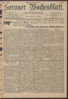 Sorauer Wochenblatt, Nr. 299. (23. Dezember 1894)