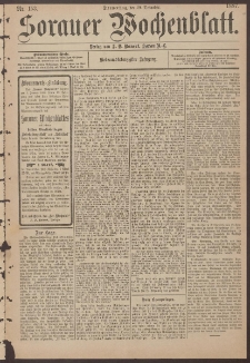 Sorauer Wochenblatt, Nr. 153. (29. December 1887)
